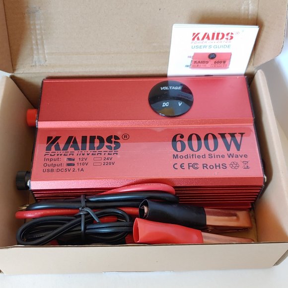 KAIDS Power Inverter Full Power 600W Car Inverter - Picture 1 of 4